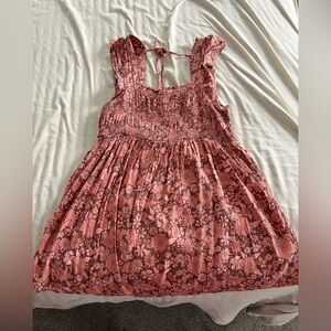 SMALL Sonoma Pink Floral Flutter Sleeve Maternity Top